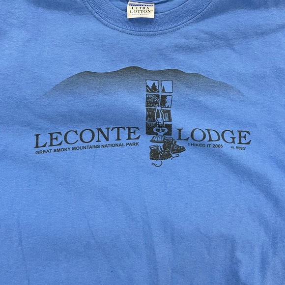 2005 Great Smoky Mountains National Park Leconte Lodge Hike T-Shirt Size Medium - Picture 2 of 3